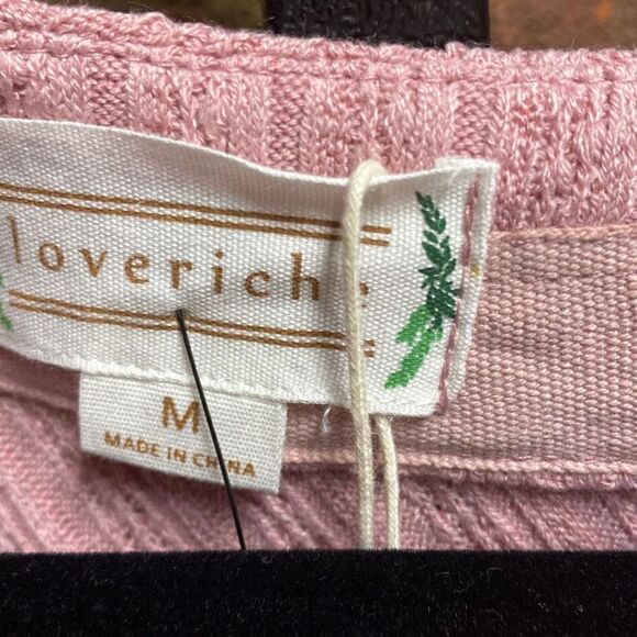 Love Richie Pink Bell Sleeve Top Size Medium NWT - Picture 5 of 8